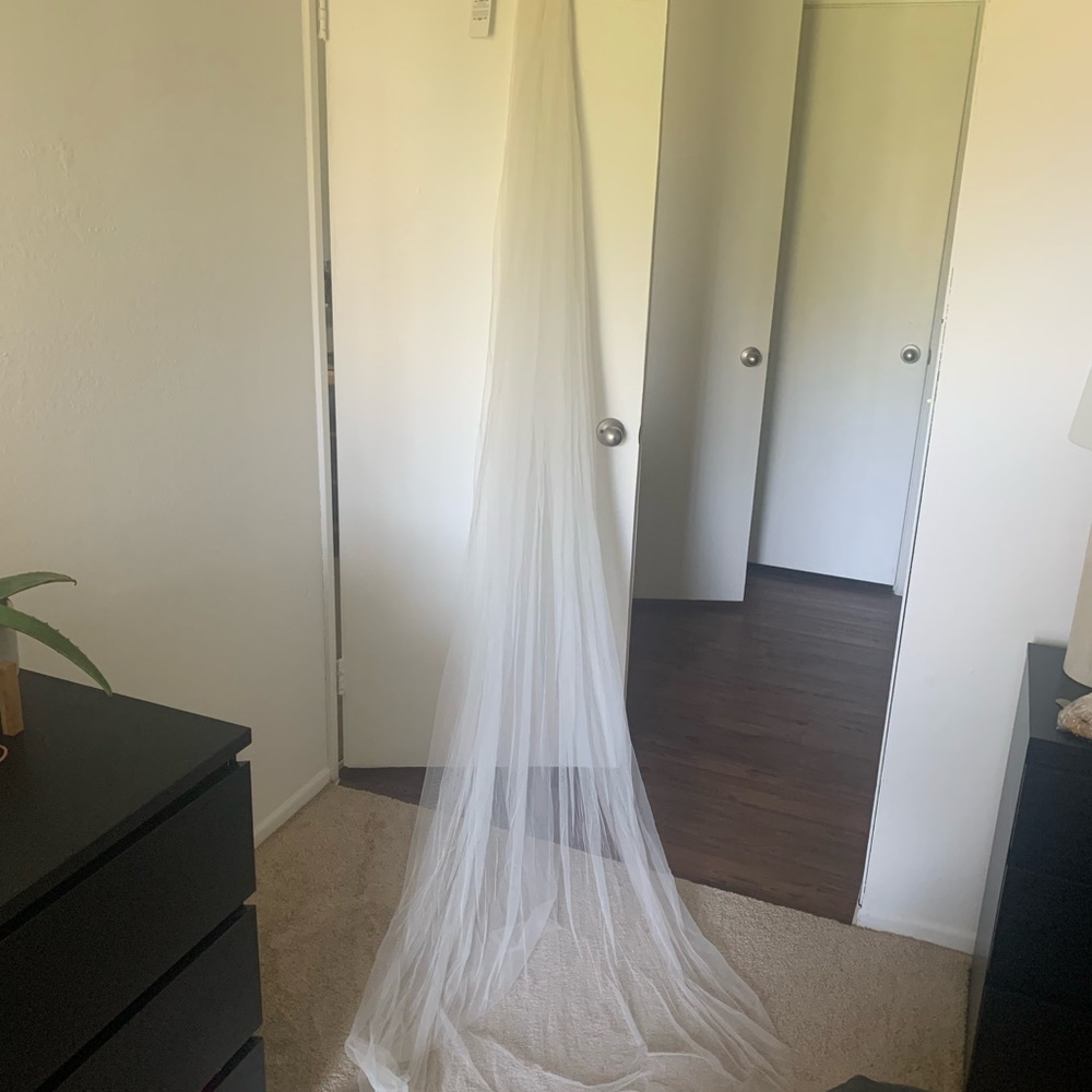 Single Tier New Wedding Veil